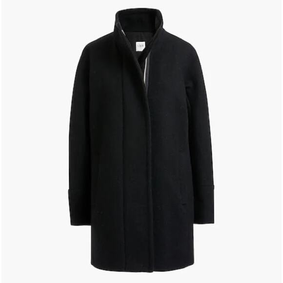 J. Crew Jackets & Blazers - NWT J. CREW City Coat Black Wool Blend 2